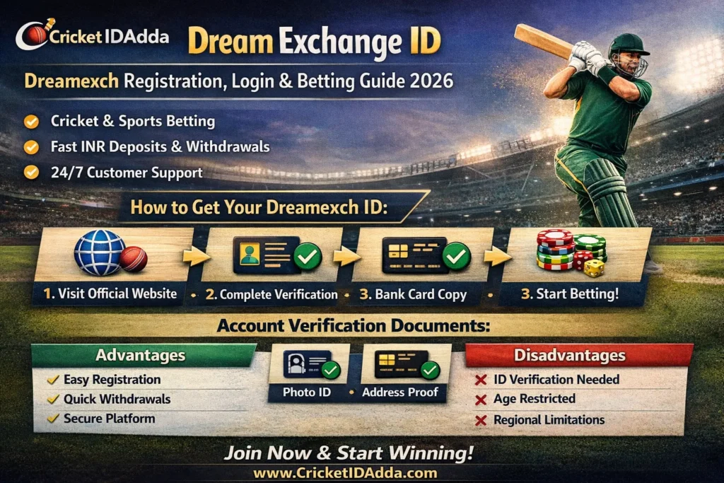 Dream Exchange ID – Dreamexch Registration Login and Cricket Betting Guide 2026