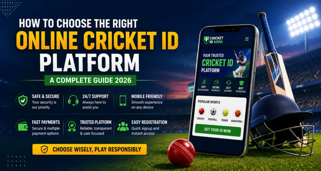 How to choose the right online cricket ID platform in 2026 with secure registration, trusted support, and mobile-friendly features